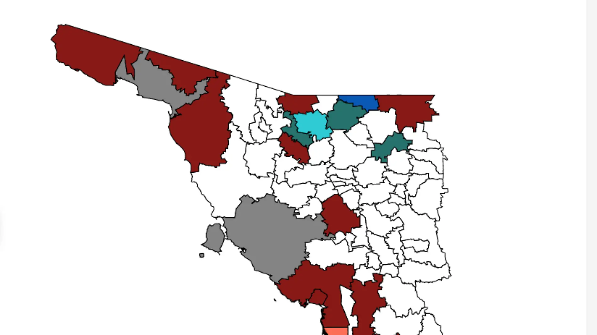 mapa alcaldías